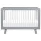 Babyletto Hudson 3-In-1 Convertible Crib and Toddler Conversion Kit in Grey and White, , large