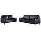 Ashley Bryceview Stationary Sofa and Loveseat Set in Onyx, , large