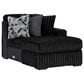 Ashley Midnight-Madness 4-Piece Sectional with Right-Facing Chaise in Onyx, , large
