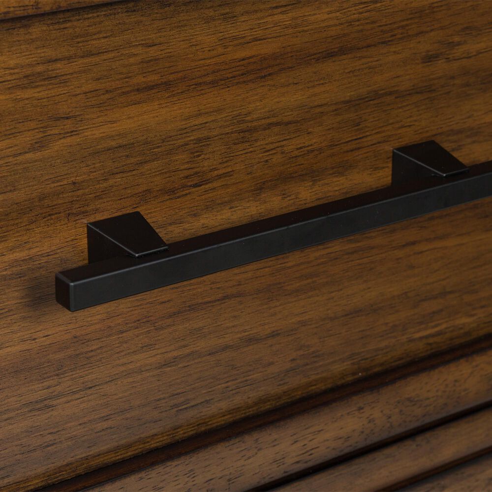 Ashley Taffenbrook 5-Piece Queen Storage Bedroom Set in Medium Brown and Black, , large