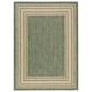 Nourison Horizon HOZ03 Green 4" x 6" Indoor/Outdoor Area Rug, , large