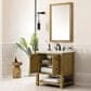 James Martin Vanities Breckenridge 30" Single Bathroom Vanity in Light Natural Oak with 3 cm Lime Delight Quartz Top and Rectangular Sink, , large