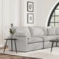 Coaster Collins Modular Armless Chair in Grey, , large