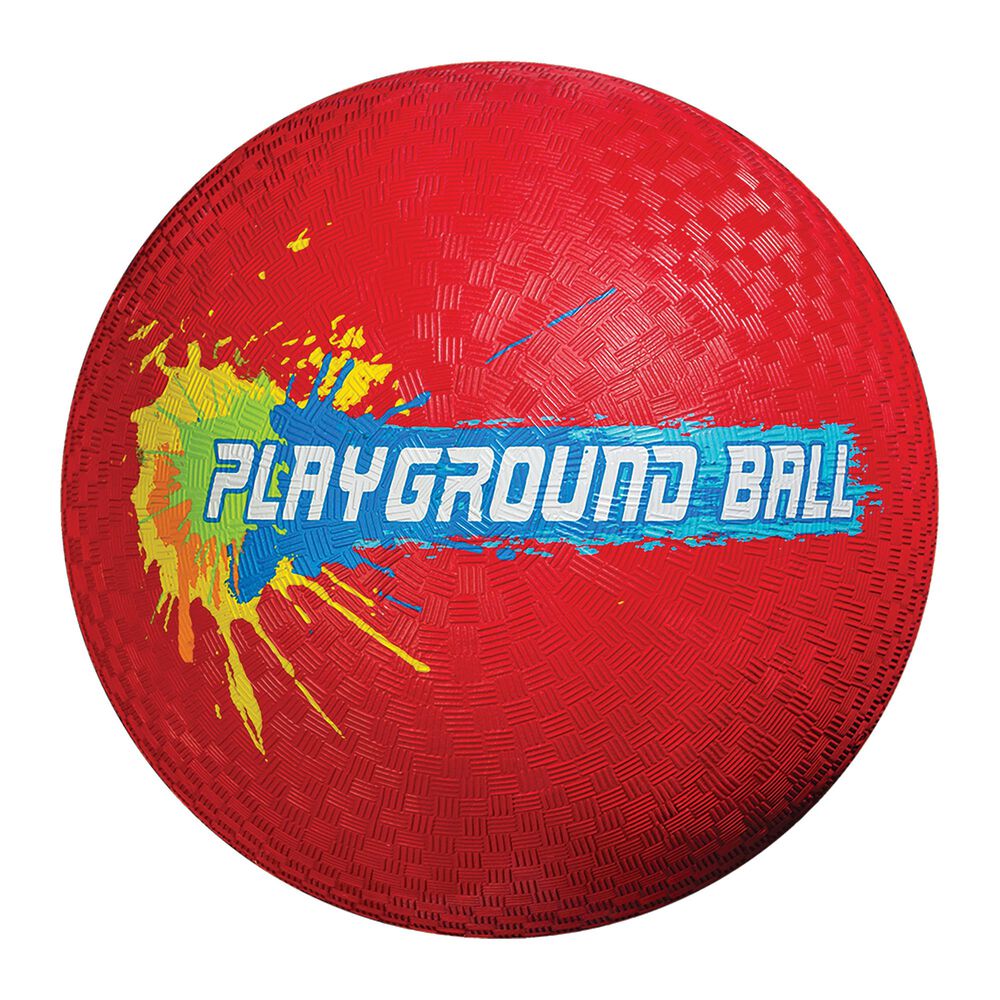 Franklin Sports 8.5" Rubber Playground Ball in Red, , large