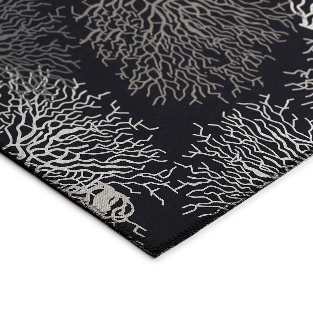 Dalyn Rug Company Seabreeze SZ3 2&#39;3&quot; x 7&#39;6&quot; Black Runner, , large