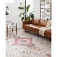 Loloi II Skye SKY-02 7"6" x 9"6" Ivory and Berry Area Rug, , large