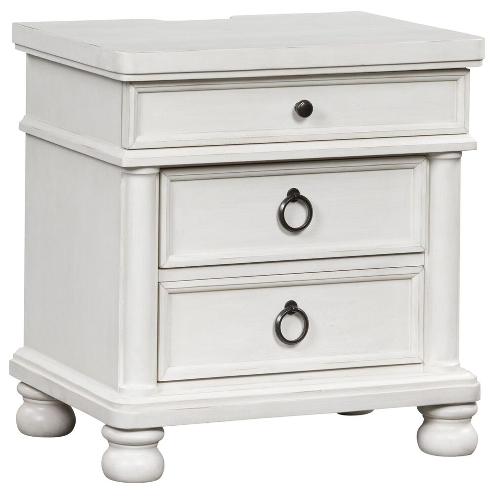 Ashley Rowlenstown 4-Piece California King Poster Bedroom Set in Antique White, , large