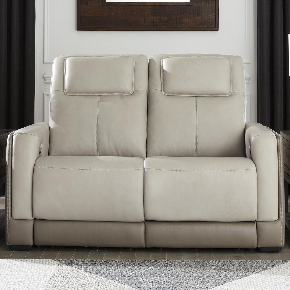 Ashley Battleville Power Reclining Loveseat in Almond, , large