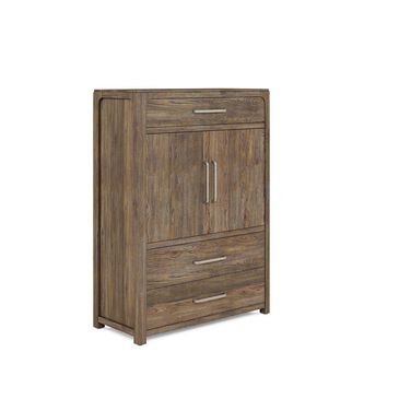 Vantage Stockyard Door Chest in Smoaked Brown, , large