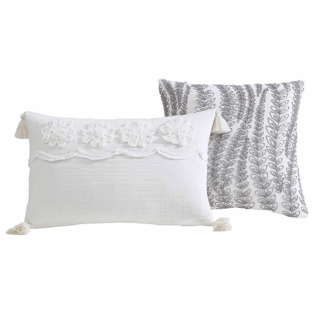 Hallmart Collectibles Tally 5-Piece King Comforter Set in Gray, , large