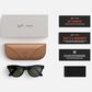 Rayban Glasses Skyler Gen 2 Sunglasses with Graphite Green Transitions Lenses in Shiny Black, , large