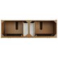 James Martin Laurent 72" Double Bathroom Vanity in Honey Oak with 3 cm Carrara Marble Top and Rectangular Sinks, , large