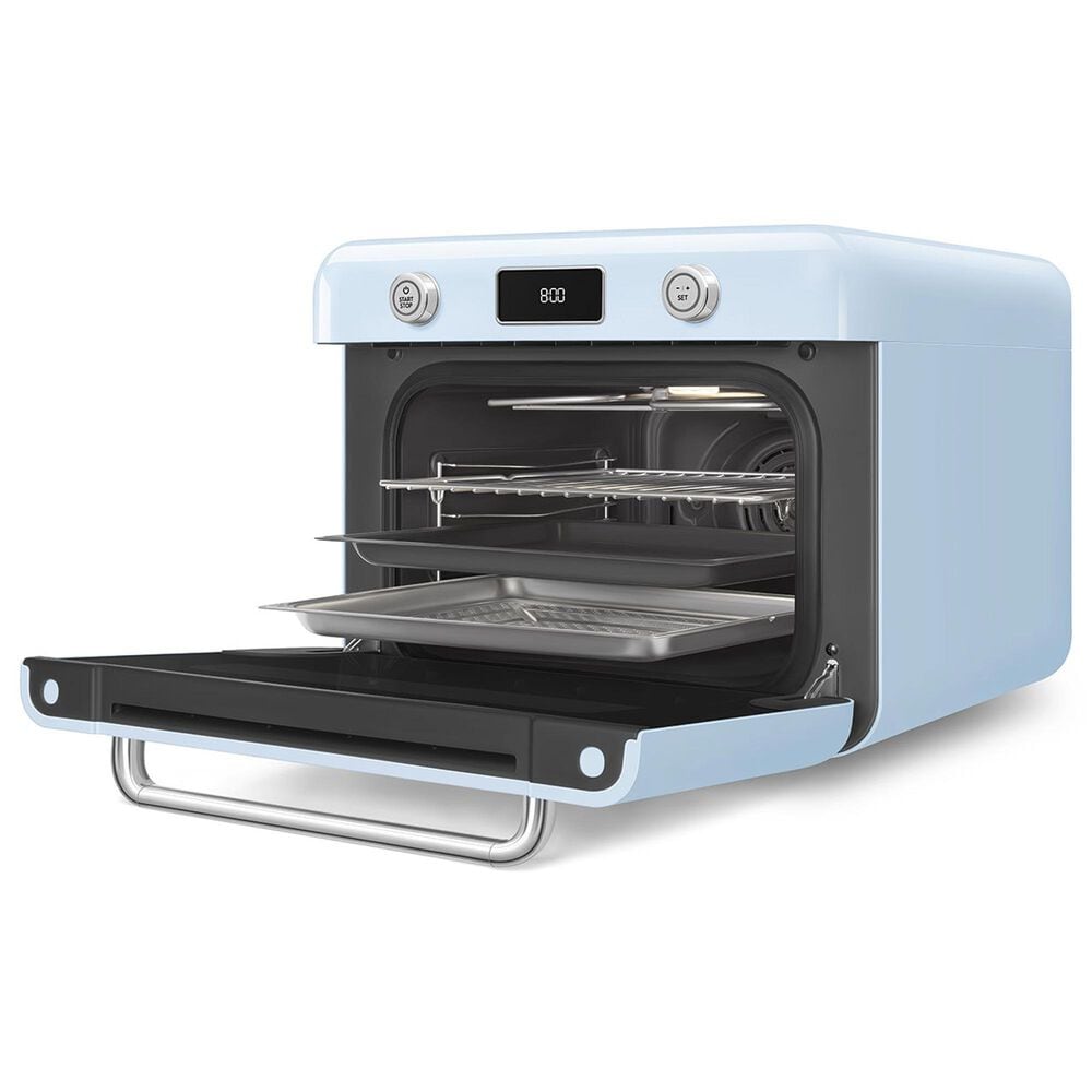 SMEG 1.06 Cu. Ft. Countertop Combi Steam Oven in Pastel Blue, , large