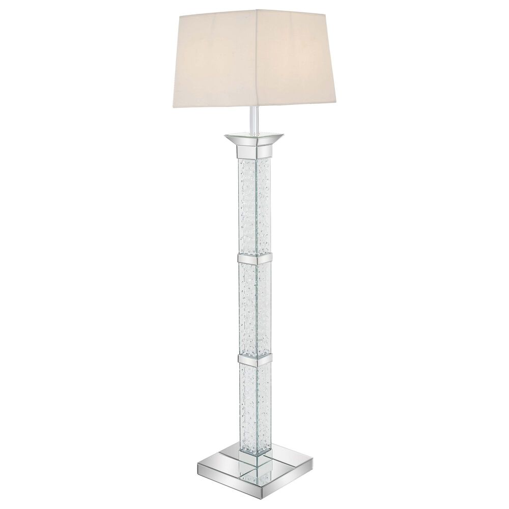 Maple and Jade Glam Floor Lamp in Silver, , large