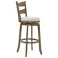 Armen Living Blair 26" Swivel Counter Height Stool in Putty Brown, , large
