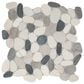 Dal-Tile Pebble Oasis Harbor 12" x 12" Flat Natural Stone Mosaic Sheet, , large