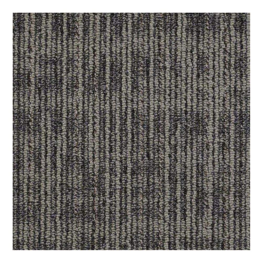 Shaw Mesh Weave 24" x 24" Carpet Tile in Graphite, , large