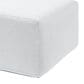 Jaxx Fairlie Boucle Fabric Ottoman in White, , large