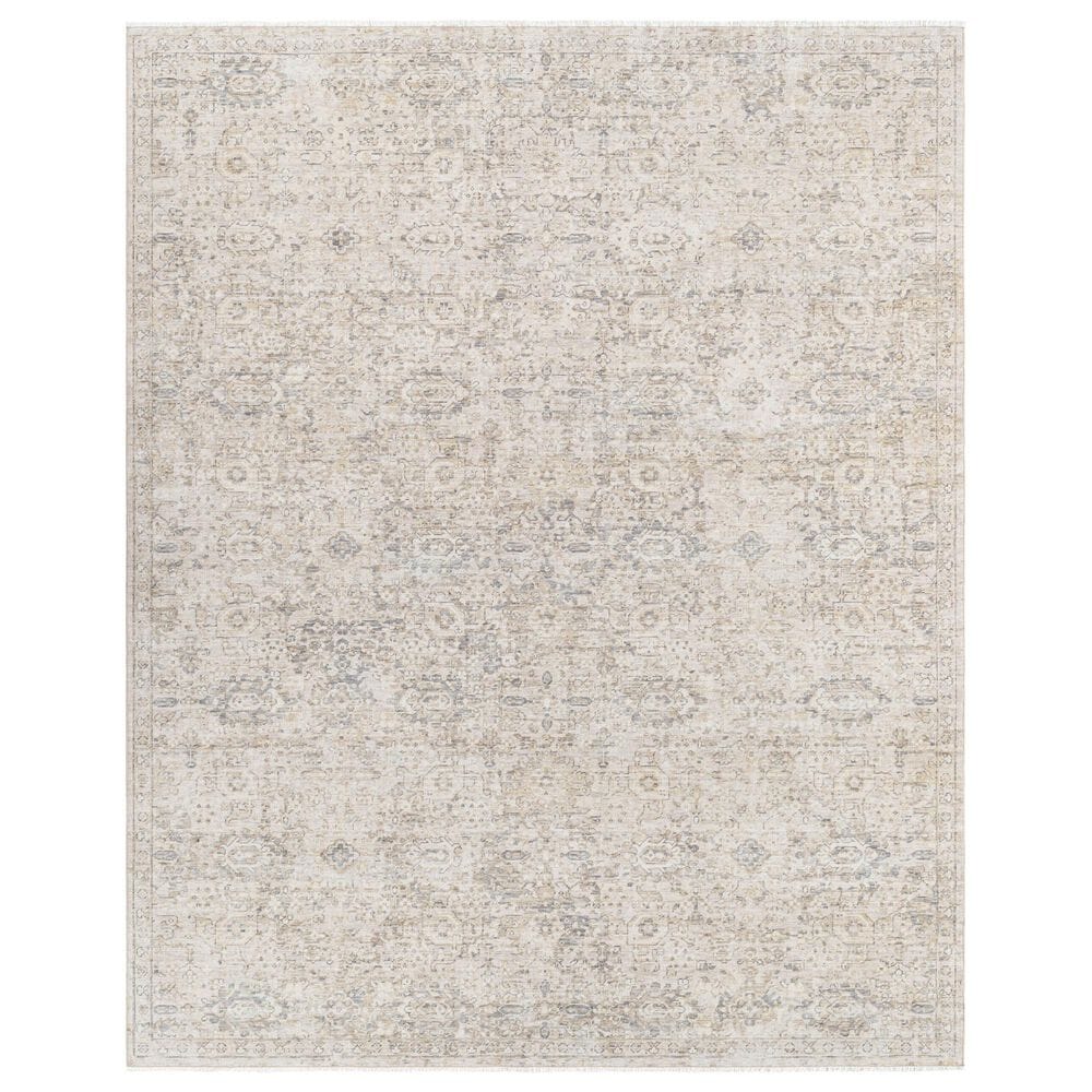 Surya Once Upon a Time Light Gray, Ivory, Tan, Gray and Light Brown 9"10" x 12"6" Area Rug, , large