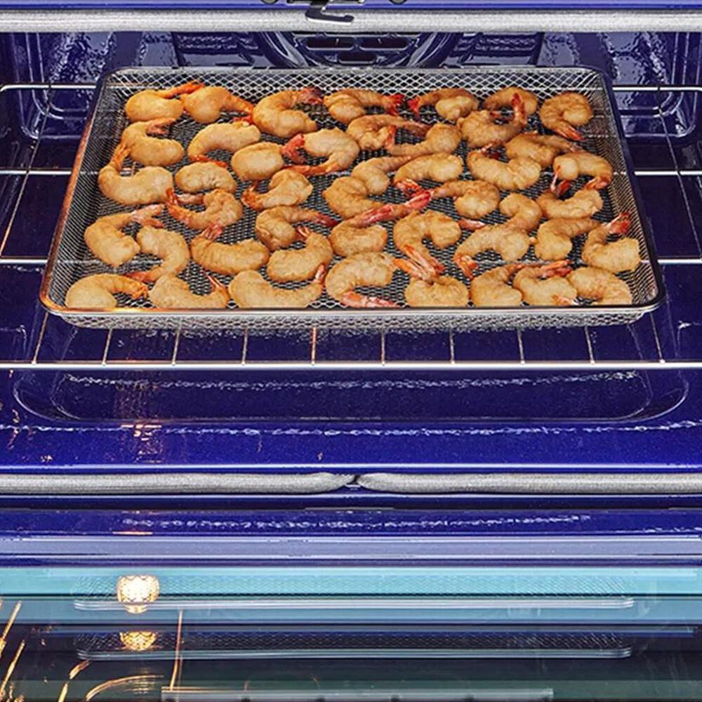 LG 2-Piece Kitchen Package with 7.3 Cu. Ft. Smart Slide-In Double Oven Electric Range and 2.1 Cu. Ft. Smart Over-the-Range Microwave in Printproof Stainless Steel, , large