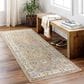 Surya Reina Tan, Light Brown, Light Gray, Cream, Denim, Mustard and Olive 2"7" x 10" Runner, , large