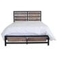 New Heritage Design Elk River 5-Piece Queen Bedroom Set in Rustic Brown and Black, , large