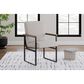 Ashley Montia Desk Chair in Gunmetal Gray and Light Brown, , large