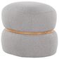 Lumisource Cinch Pouf Ottoman in Grey, , large