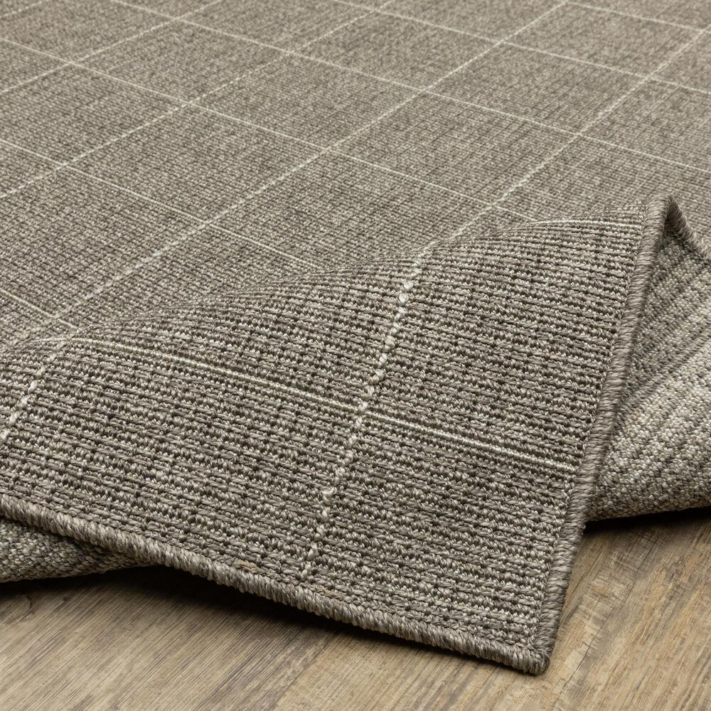 Oriental Weavers Caicos CA04B 6&#39;7&quot; x 9&#39;2&quot; Grey Area Rug, , large