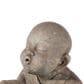 Alfresco Home Wishing Buddha Patio Statue in Brown, , large