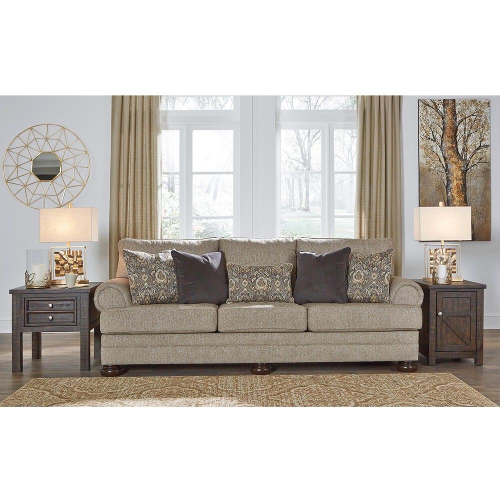 Ashley Kananwood Sofa in Oatmeal, , large