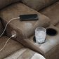 Ashley Segburg 2-Piece Power Symmetrical Reclining Sofa with Console in Driftwood, , large