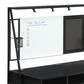 Coaster Jessie Writing Desk with Whiteboard and USB in Black, , large
