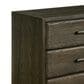 Furniture Worldwide Modern 3-Drawer Nightstand in Sable with Outlets and USB Ports, , large