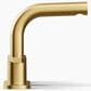 Kohler Elate Widespread Bathroom Sink Faucet in Vibrant Brushed Moderne Brass, , large