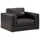 Ashley Amiata Oversized Leather Chair in Onyx, , large