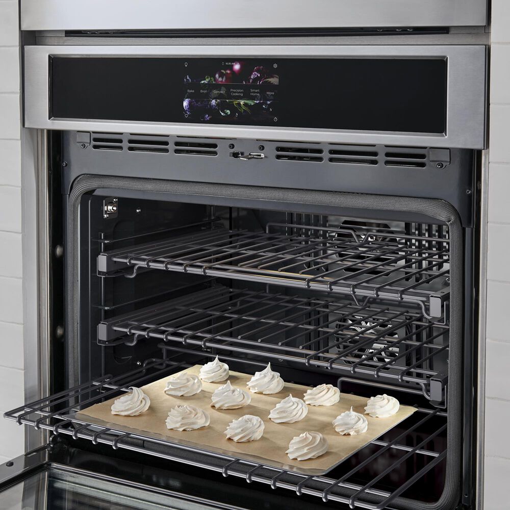 Monogram Statement 30&quot; Electric Double Wall Oven in Stainless Steel, , large