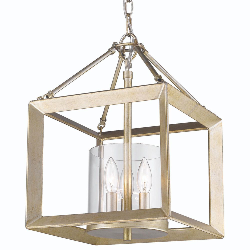 Golden Lighting Smyth 3-Light Convertible Pendant in White Gold, , large