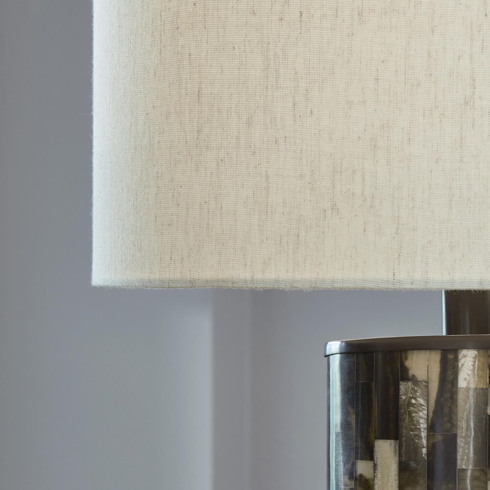 Ashley Ellford Table Lamp in Black, Brown and Cream, , large