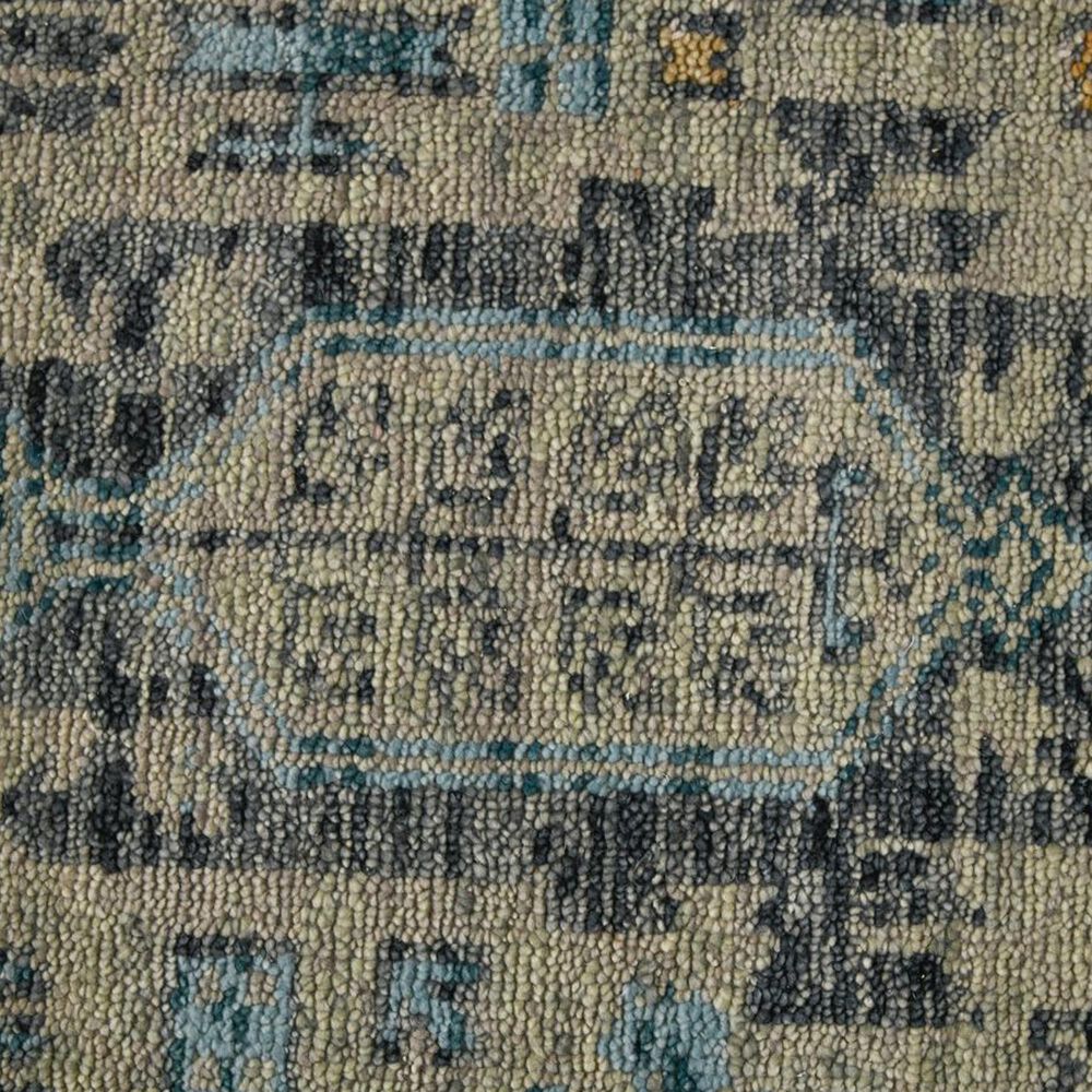 Amer Rugs Willow 9&#39; x 12&#39; Beige and Aqua Area Rug, , large