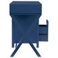 Linon Home Decor Peggy Side Storage Desk in Navy, , large