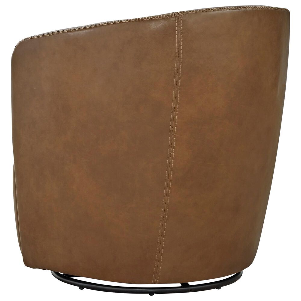 Ashley Kierreys Swivel Chair in Caramel, , large