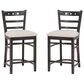Linon Home Decor Darby Counter Stool in Espresso (Set of 2), , large