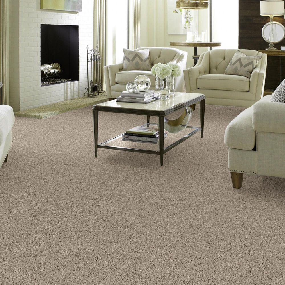 Shaw Break Away Solid Carpet in Ecru, , large