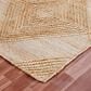 L&R Resources Maples Southwestern 9" x 12" Natural Area Rug, , large