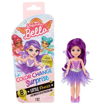 Dream Bella Dream Bella Color Change Surprise Little Fairies - Aubrey 5.5" Fairy Doll in Purple, , large