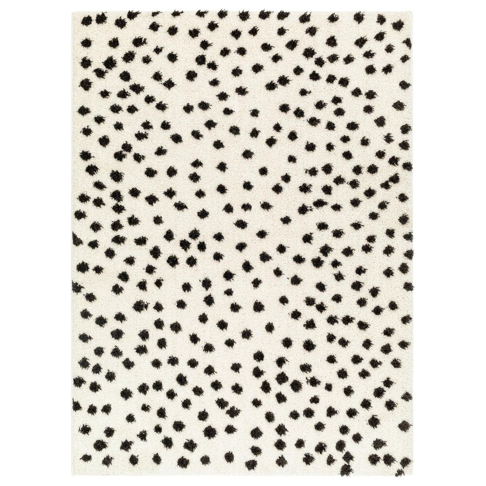 Surya Rodos RDO2347 5"3" x 7" Beige, Black Area Rug, , large