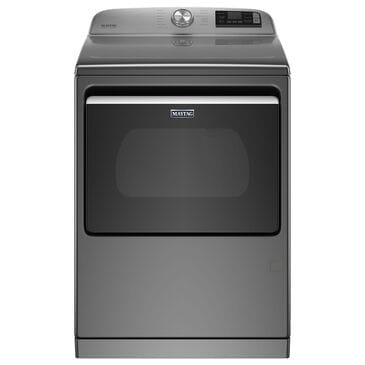Maytag 7.4 Cu. Ft. Front Load Gas Dryer with Steam Cycles in Metallic Slate, , large