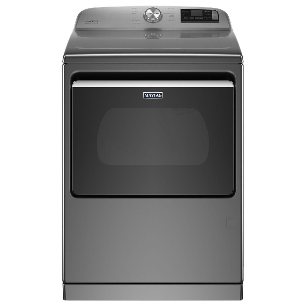 Maytag 7.4 Cu. Ft. Front Load Gas Dryer with Steam Cycles in Metallic Slate, , large