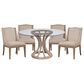 Bassett Mirror Company Sheffield and Buxton 5-Piece Round Dining Set in Weathered Natural, , large